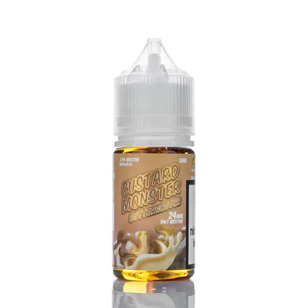 Custard Monster Salts - Butterscotch Custard - 30ml - Black Coral